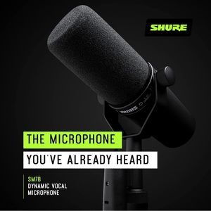 Shure SM7B Dynamic Vocal Microphone